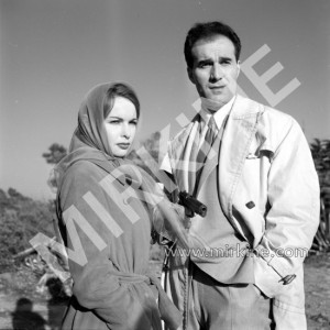 Françoise Arnoul, Michel Piccoli, 1960