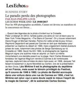 Les Echos / Culture- Mai 2017