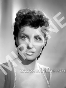 Portrait Gina Lollobrigida, 1952