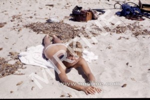 1956, Brigitte Bardot, beach
