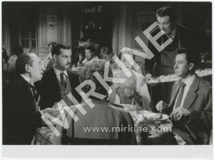 Michel Serrault, Vera Clouzot, Paul Meurisse, 1955