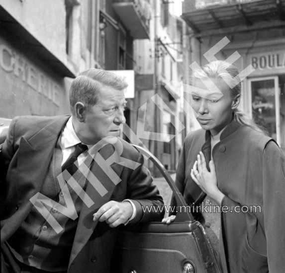 Jean Gabin, Silvia Monfort, 1957